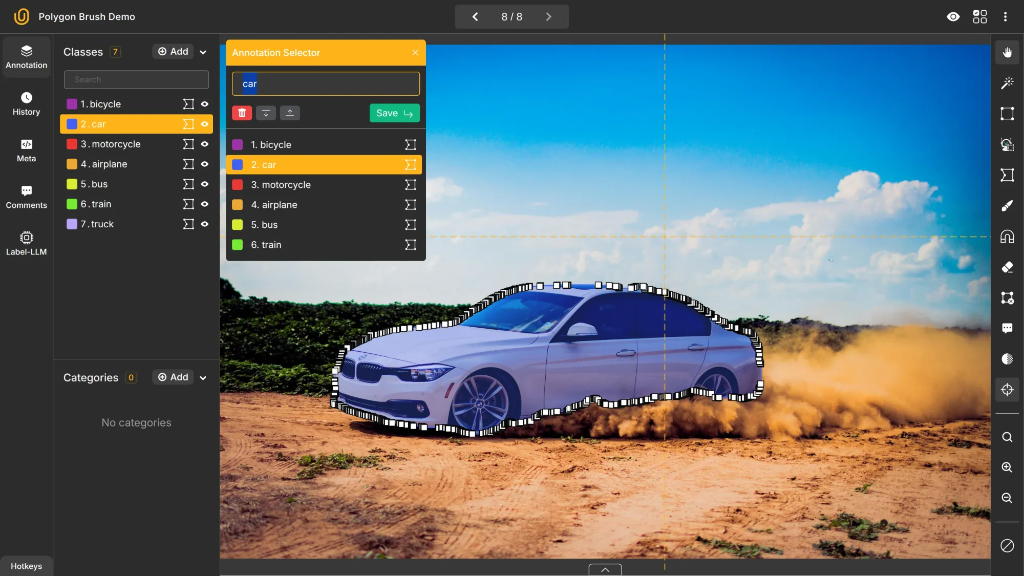 Image Polygon Annotation | Unitlab Annotate