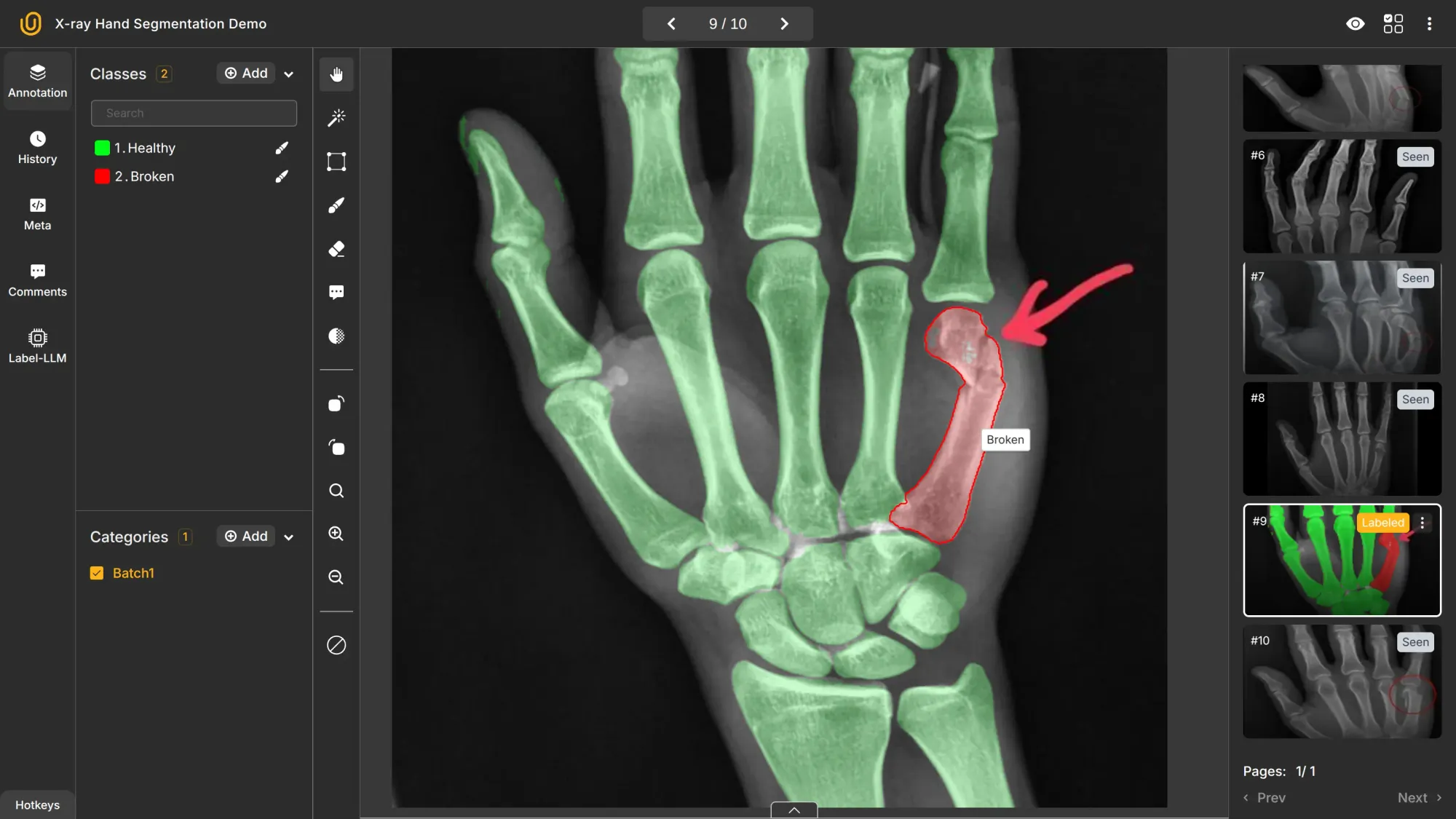Annotation Dashboard | Unitlab Annotate