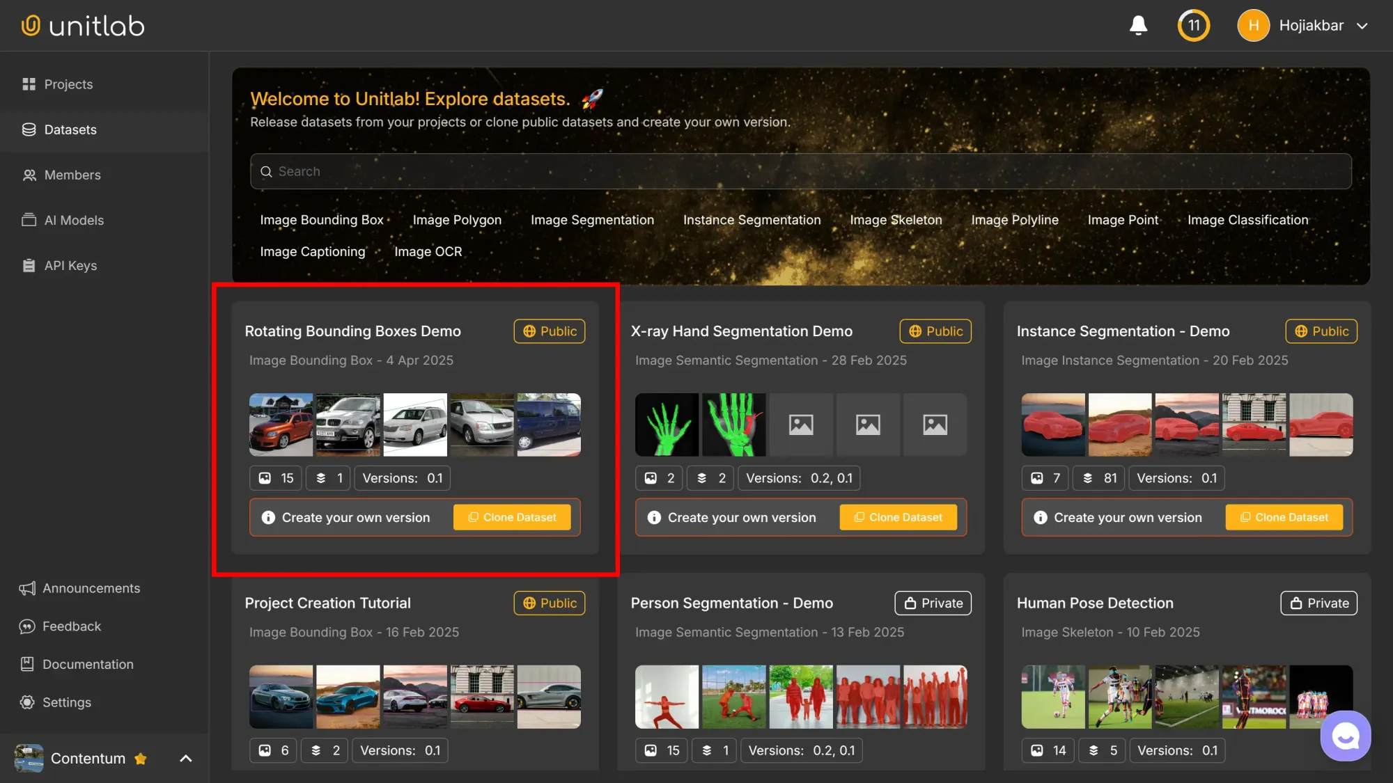 Datasets | Unitlab Annotate
