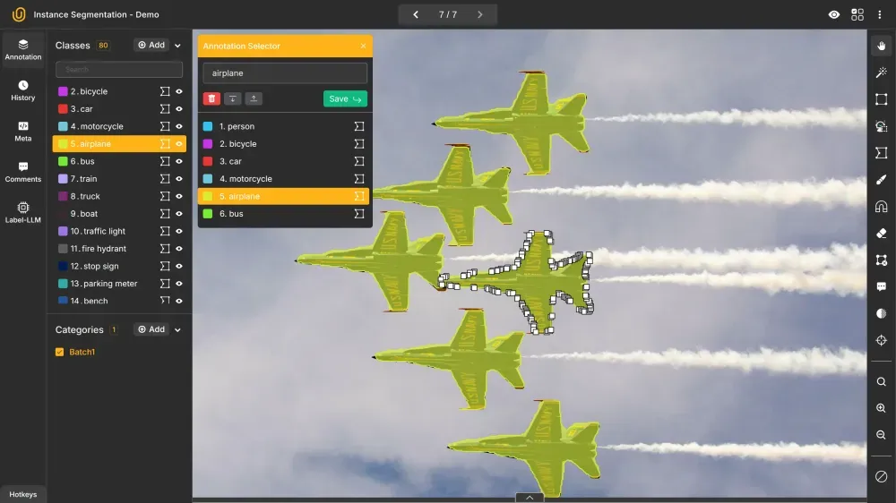 Image Instance Segmentation | Unitlab Annotate
