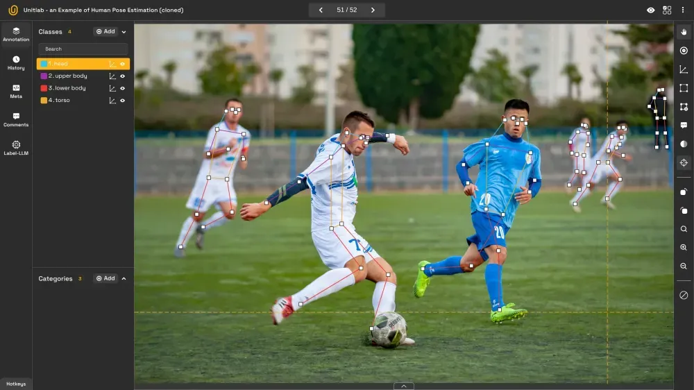 Human Pose Estimation Annotation | Unitlab Annotate