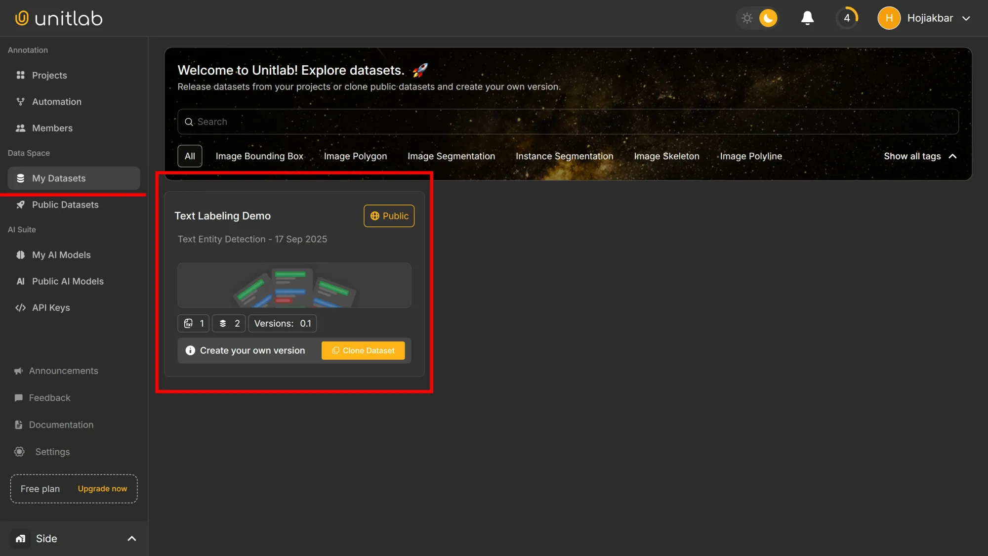 Dataset Release | Unitlab Annotate