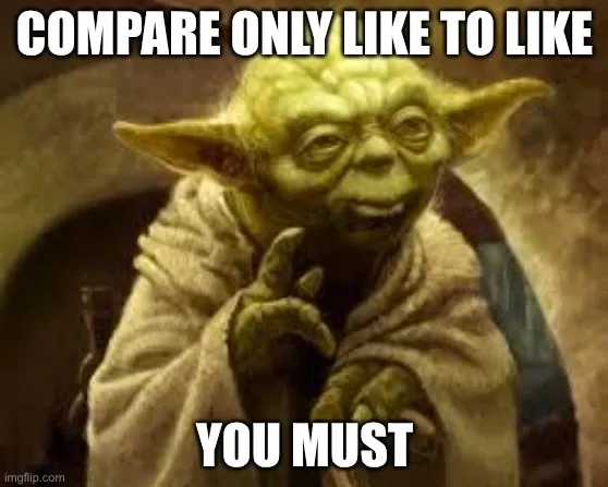 Compare Apple-to-Apples | Star Wars Yoda