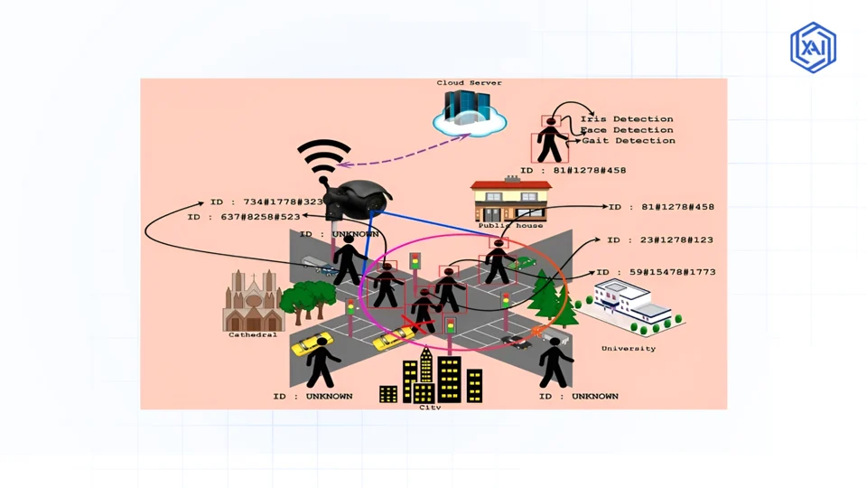 Figure 9: Real–time surveillance with multimodal AI.