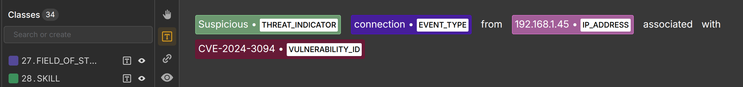 Cybersecurity NER Example | Unitlab AI