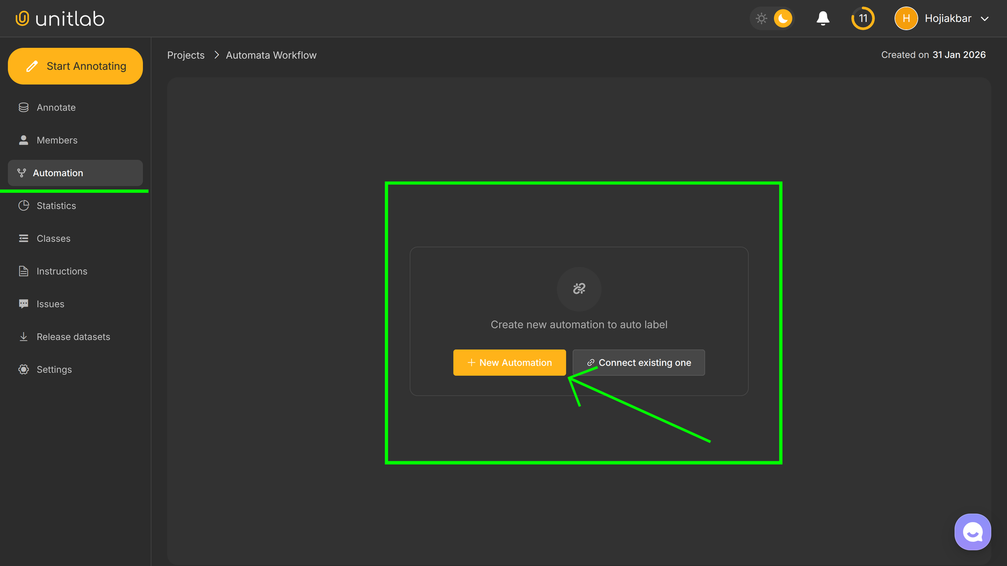 Automation Workflow | Unitlab AI