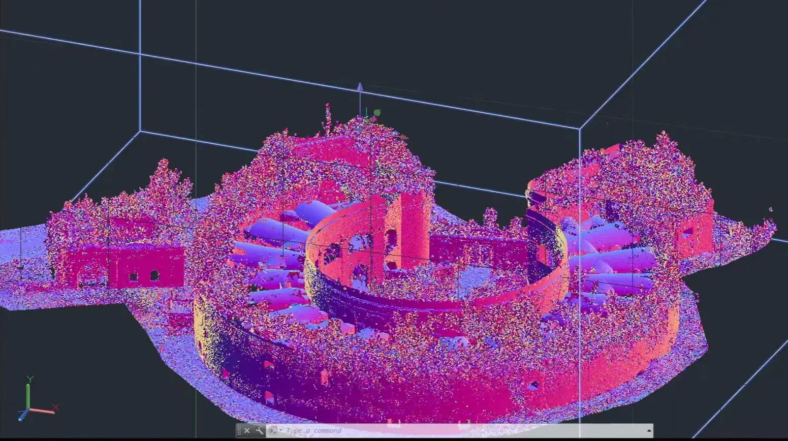 Annotated LiDAR data for buildings
