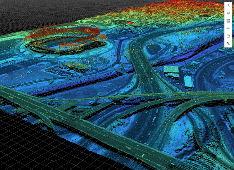 GeoTIFF LiDAR Map