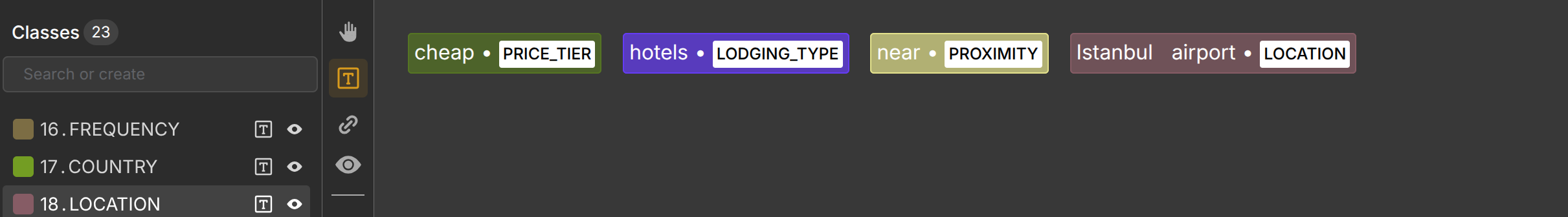Search NER Example | Unitlab AI