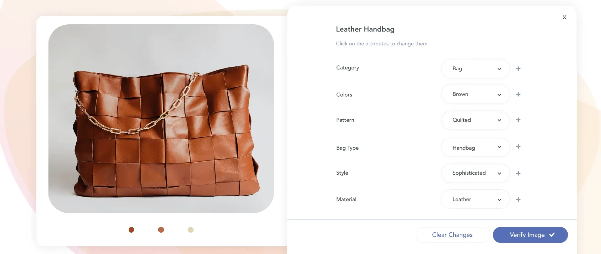 Automated Product Cataloging & Attribute Tagging Example