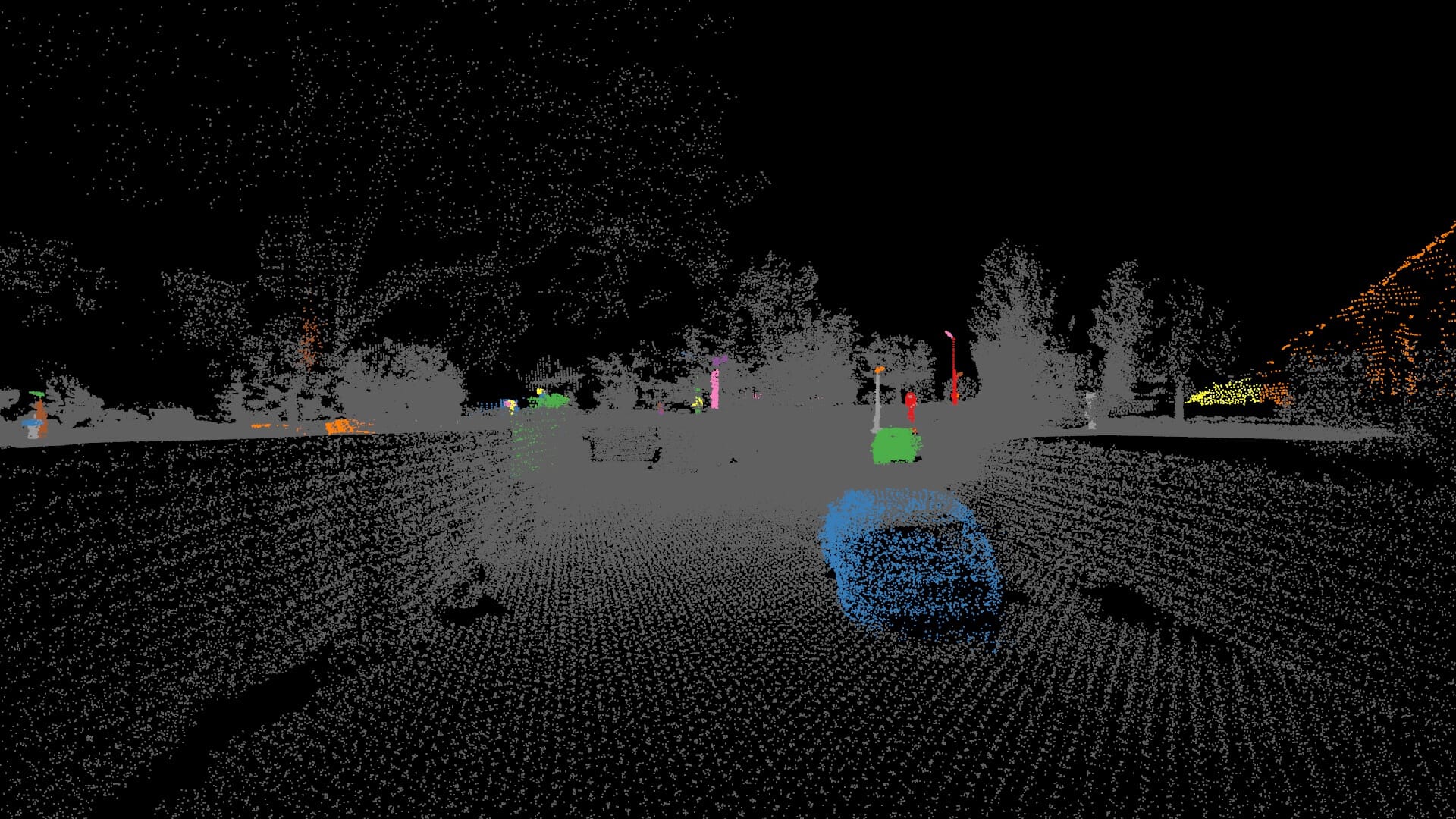 Kitti-360 LiDAR Dataset Frame