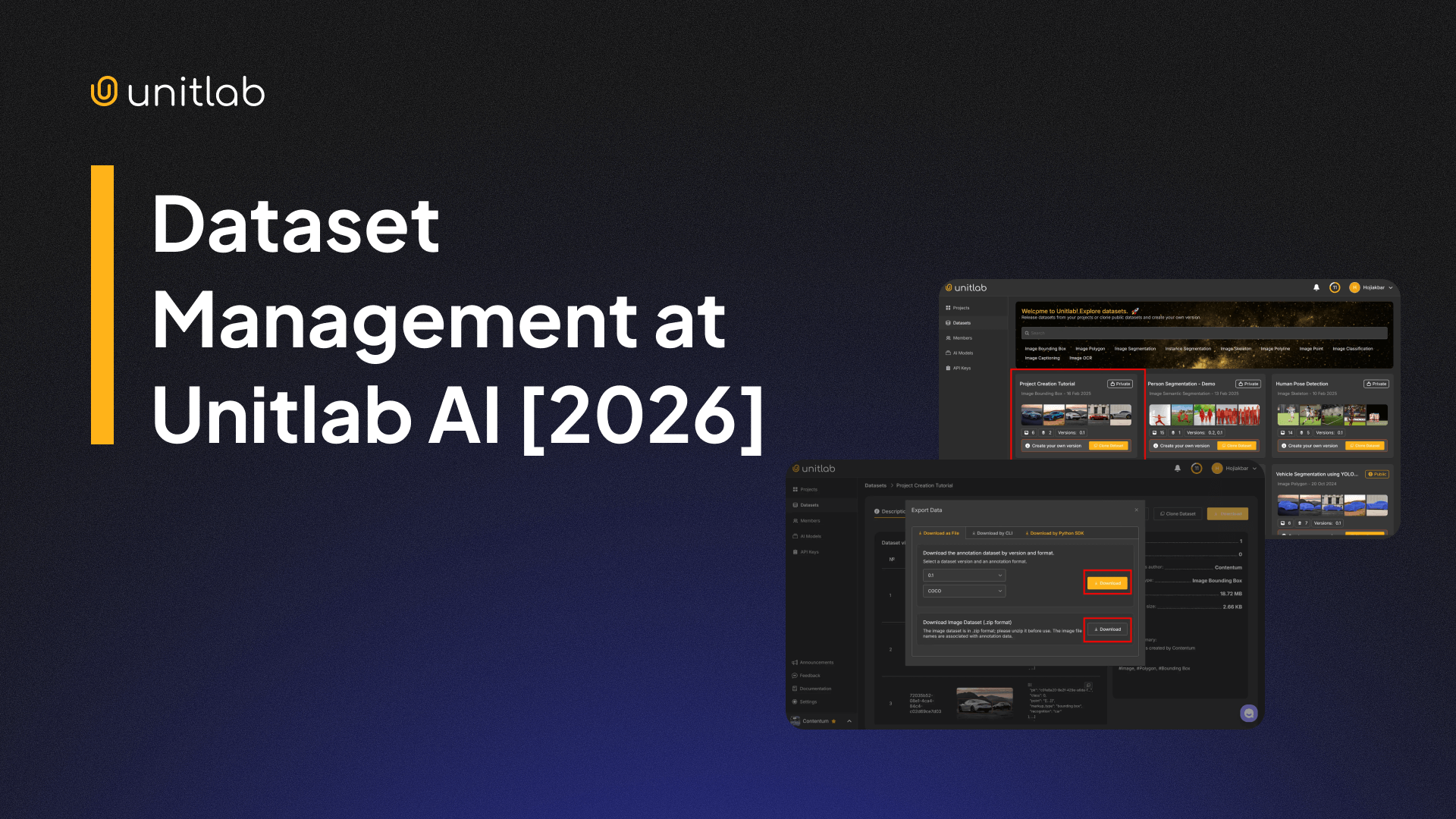 Dataset Management at Unitlab AI [2026]