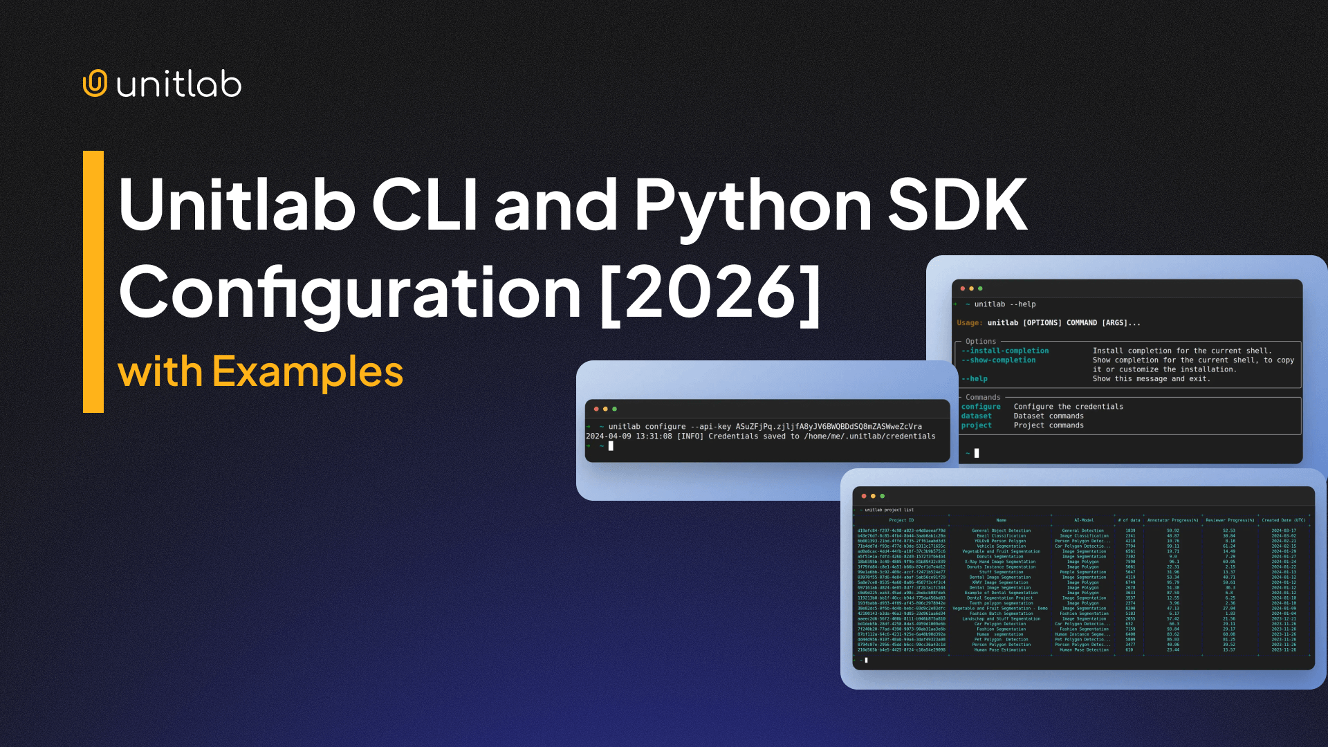Unitlab CLI and Python SDK Configuration [2026]