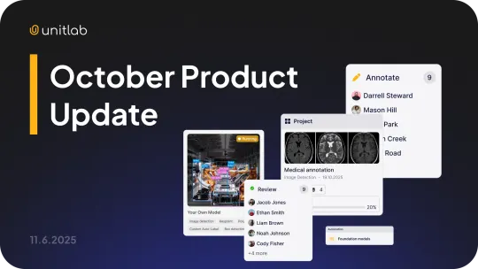 Featured illustration for “Unitlab AI Product Update for October, 2025”