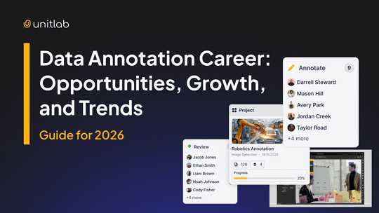 Featured illustration for “Data Annotation Career: Opportunities, Growth, and Trends in 2026”