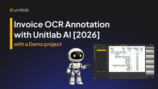 Featured illustration for “Invoice OCR Annotation with Unitlab AI [2026]”