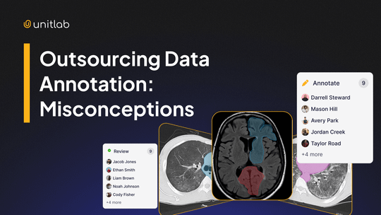 Featured illustration for “Outsourcing Data Annotation: Misconceptions”