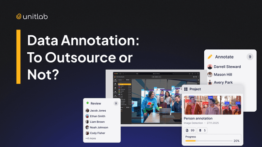 Featured illustration for “Data Annotation: To Outsource or Not? [Updated 2026]”