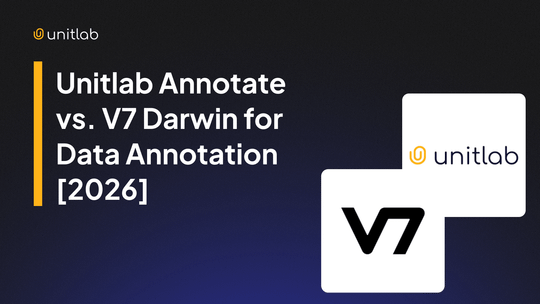 Featured illustration for “Unitlab Annotate vs. V7 Darwin for Data Annotation [2026]”