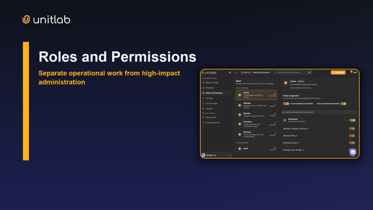 Roles and permissions for enterprise annotation teams