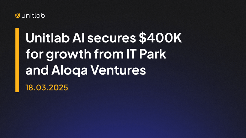 Featured illustration for “Unitlab AI secures $400K for growth from IT Park and Aloqa Ventures”