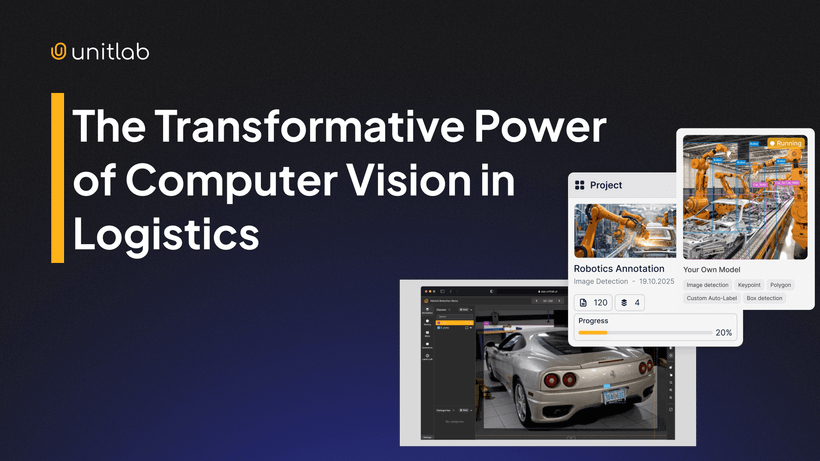 Featured illustration for “The Transformative Power of Computer Vision in Logistics”