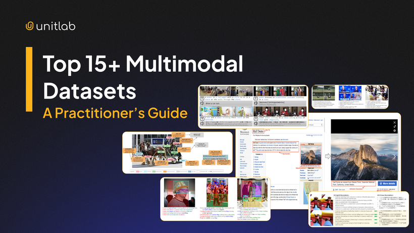 Featured illustration for “Top 15+ Multimodal Datasets”