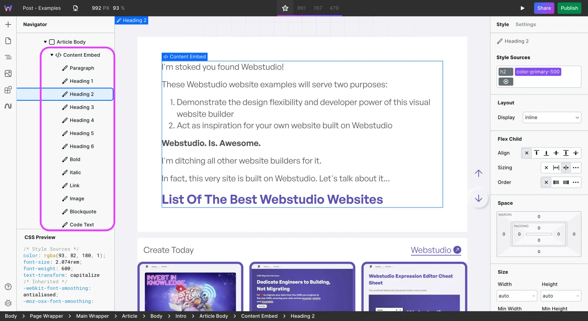 Binding external rich text to Content Embed