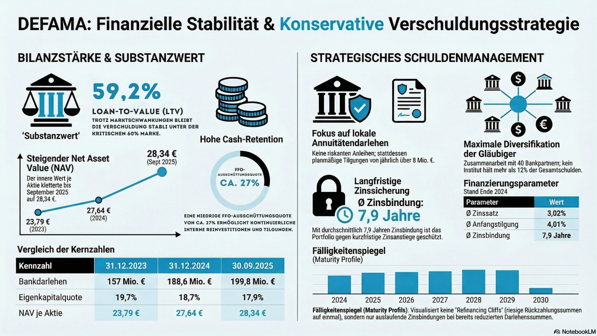 Aktien-Analyse DEFAMA: Finanzielle Stabilität und Verschuldungsstrategie
