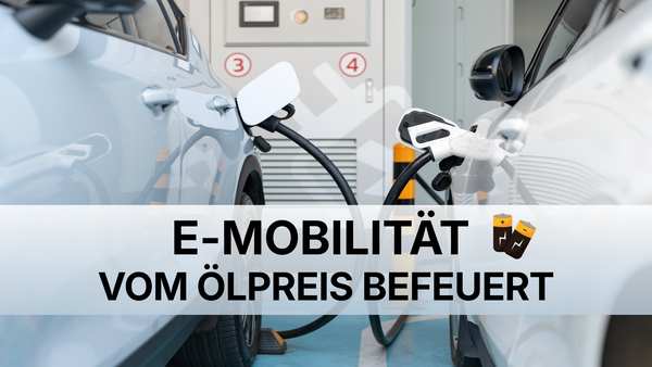 Wie der steigende Ölpreis die E-Mobilität anfeuert.