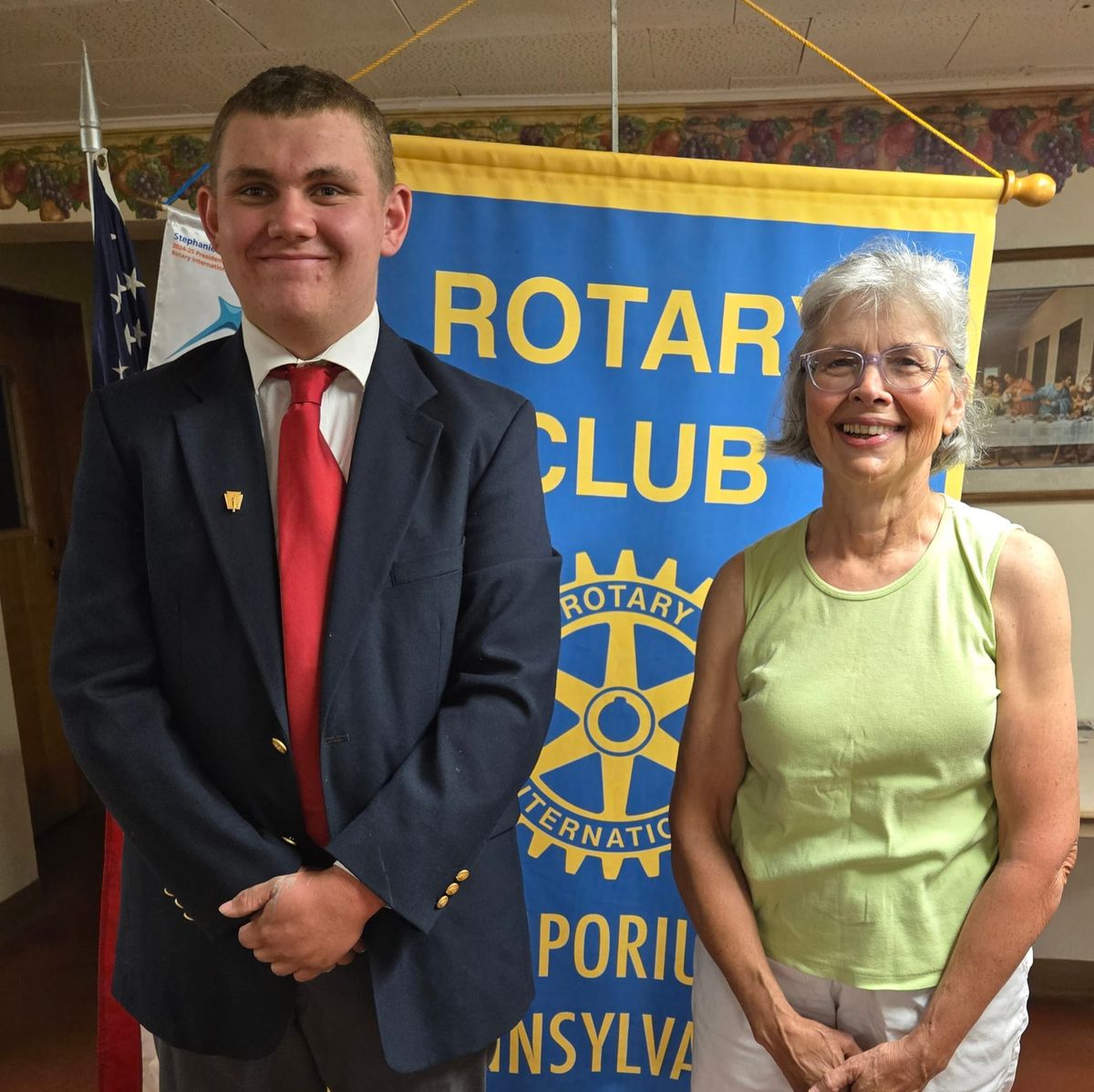Rotary Recognizes Youth Leader