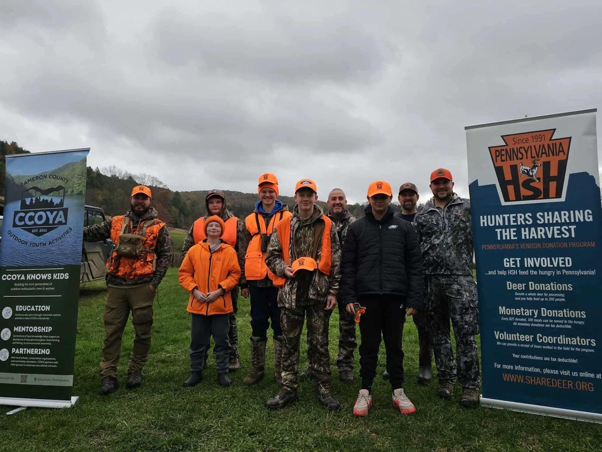 CCOYA Youth Doe Hunt Yields Successful Weekend and Community Giving