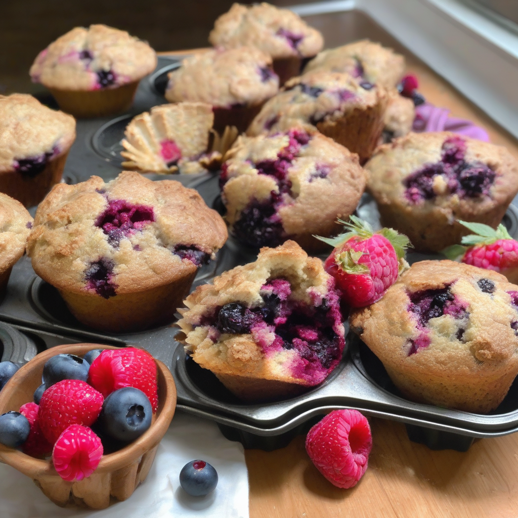 Berry Blissful Spring Muffins