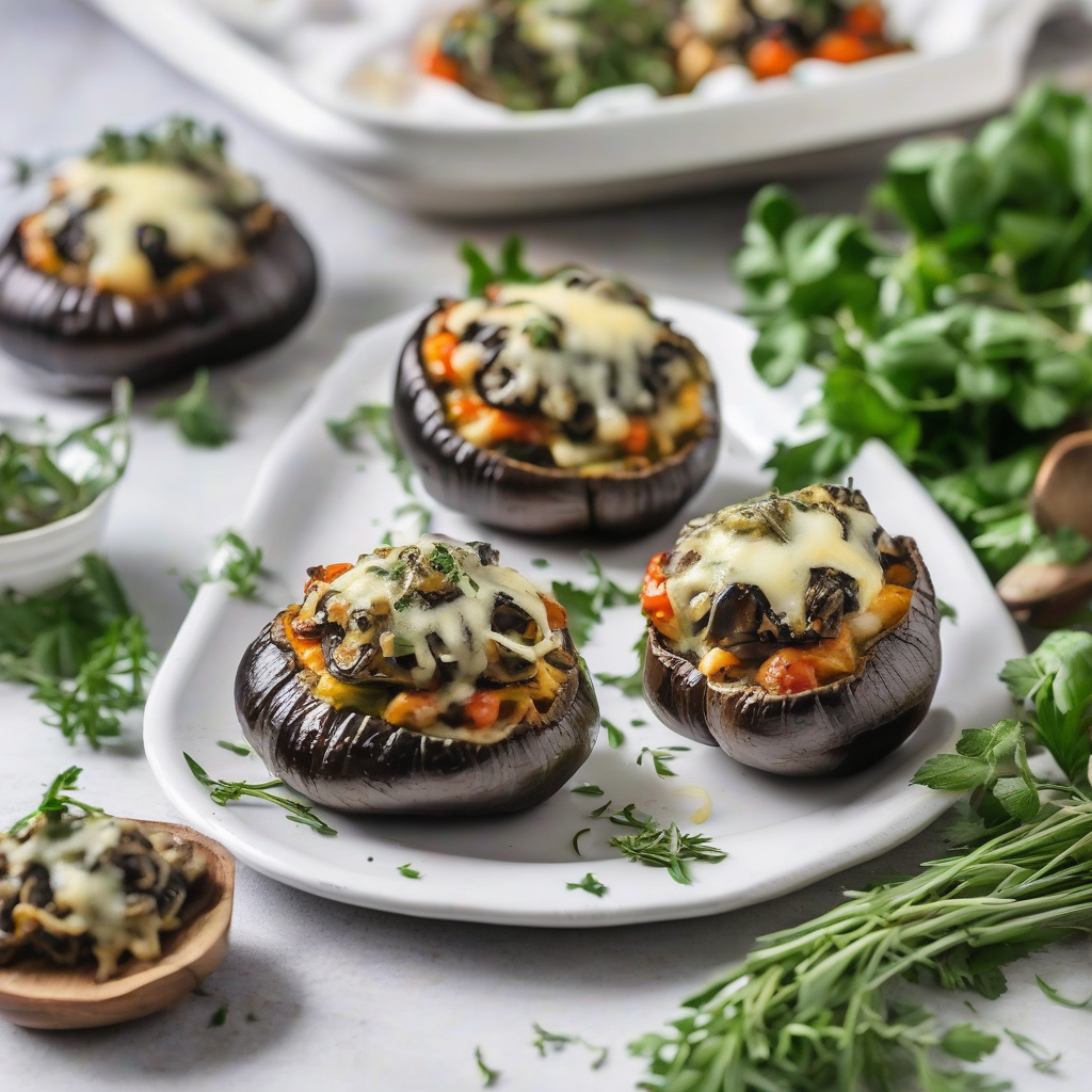 Spring Fling Stuffed Portobellos