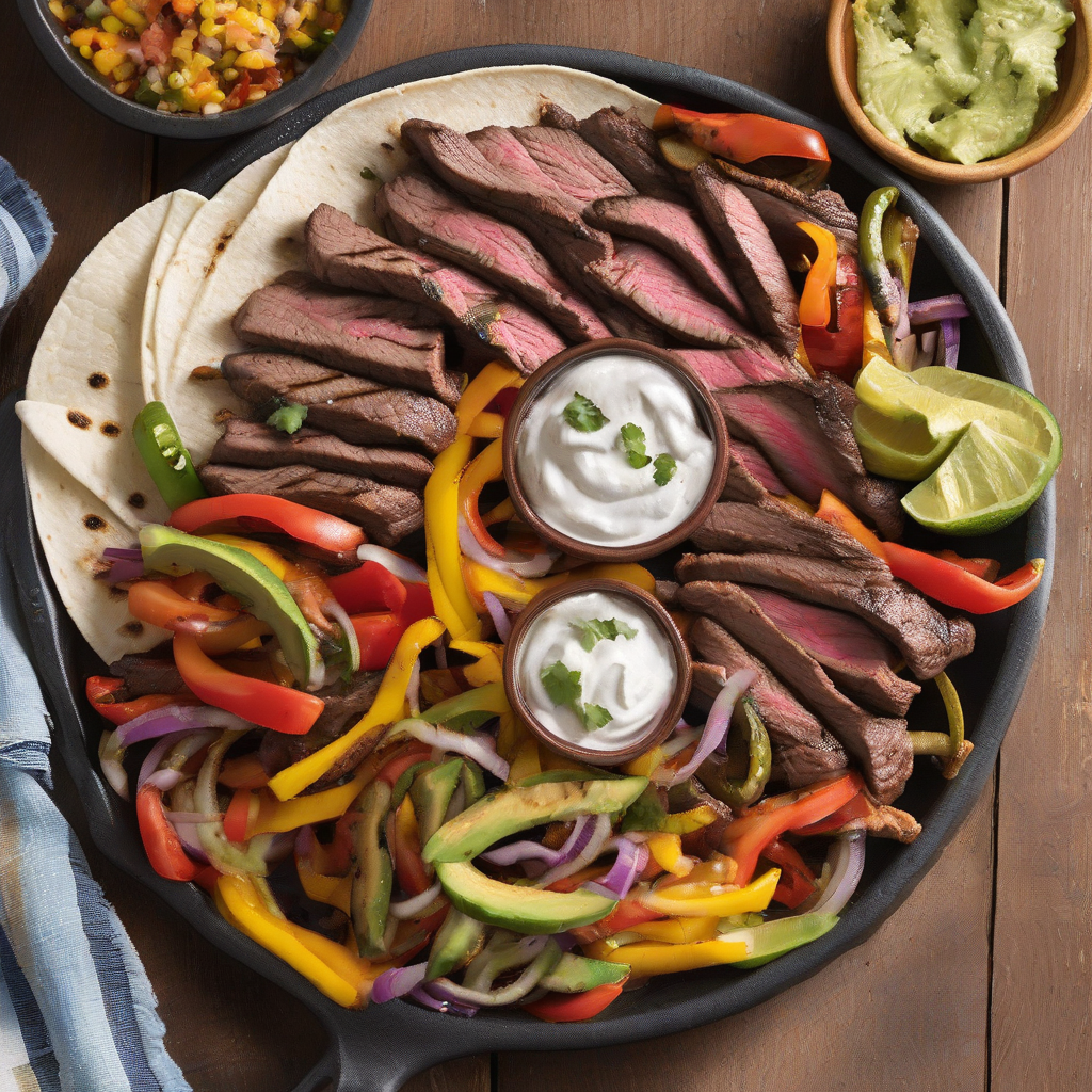 Summer Sizzlin' Grilled Steak Fajitas