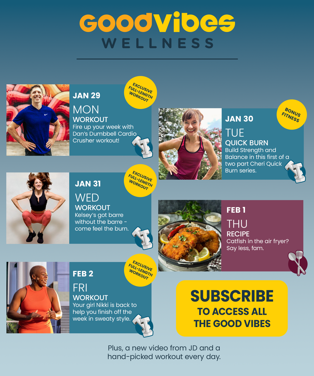 Next Week on Good Vibes Wellness