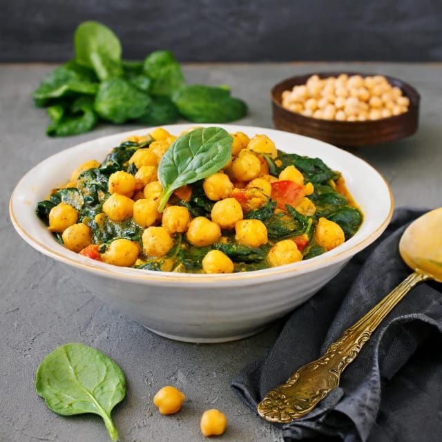 RECIPE: Chickpea and Spinach Curry