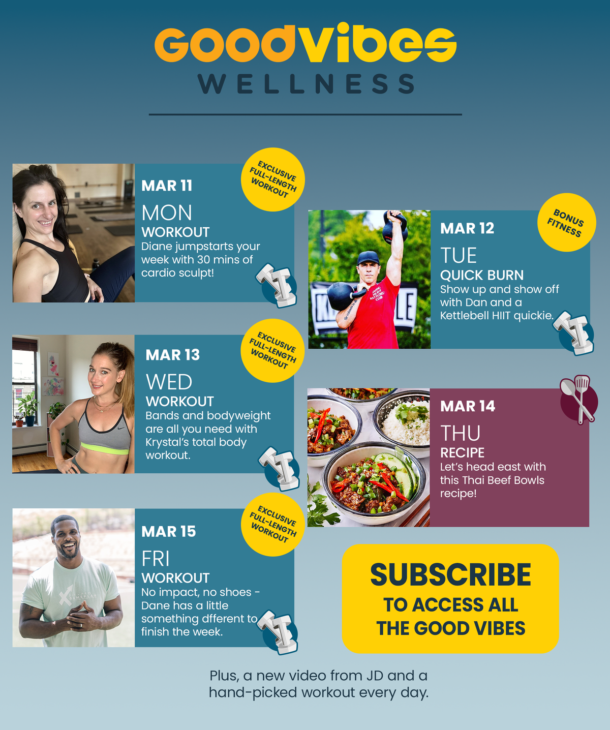 Next Week on Good Vibes Wellness