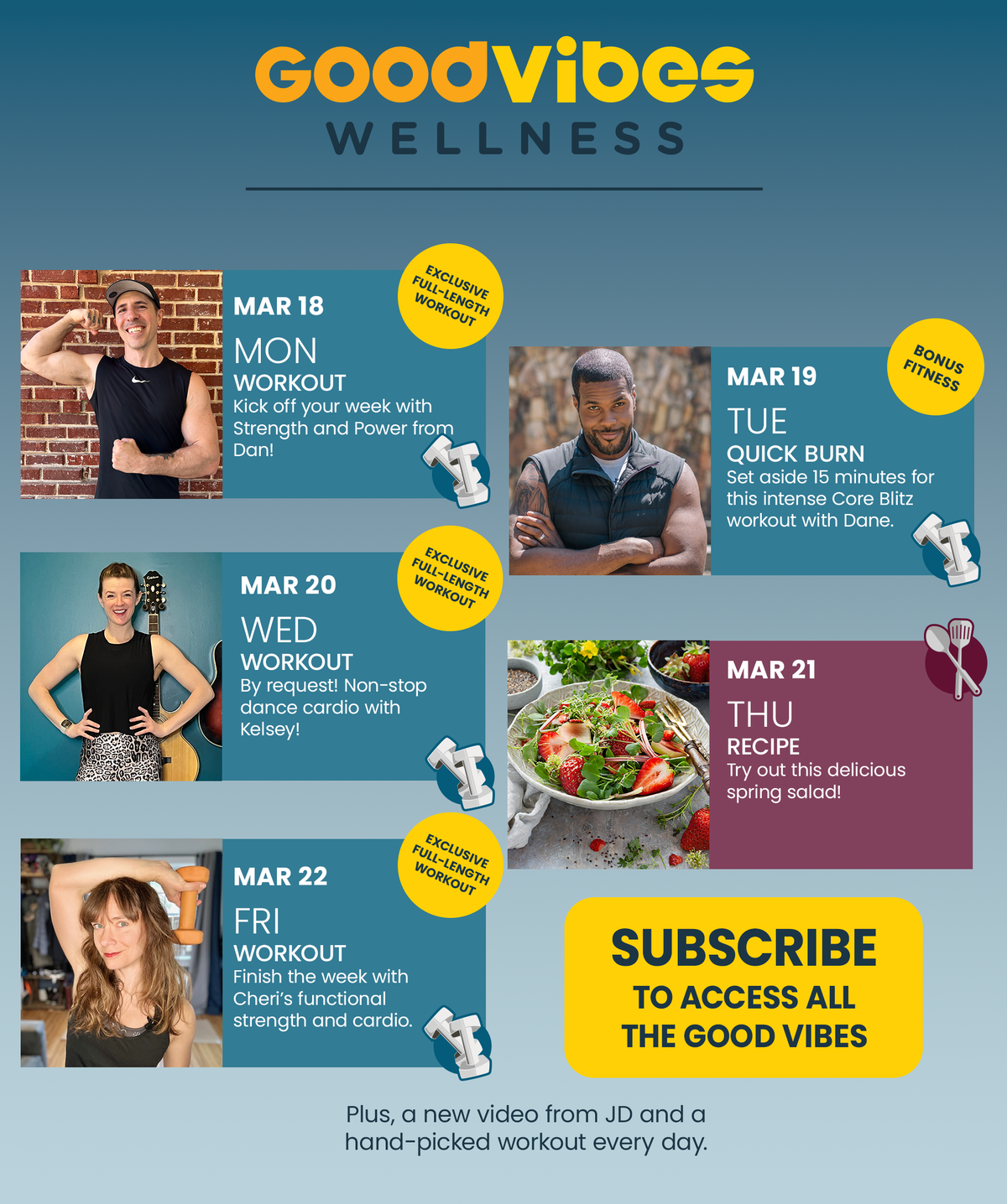 Next Week on Good Vibes Wellness