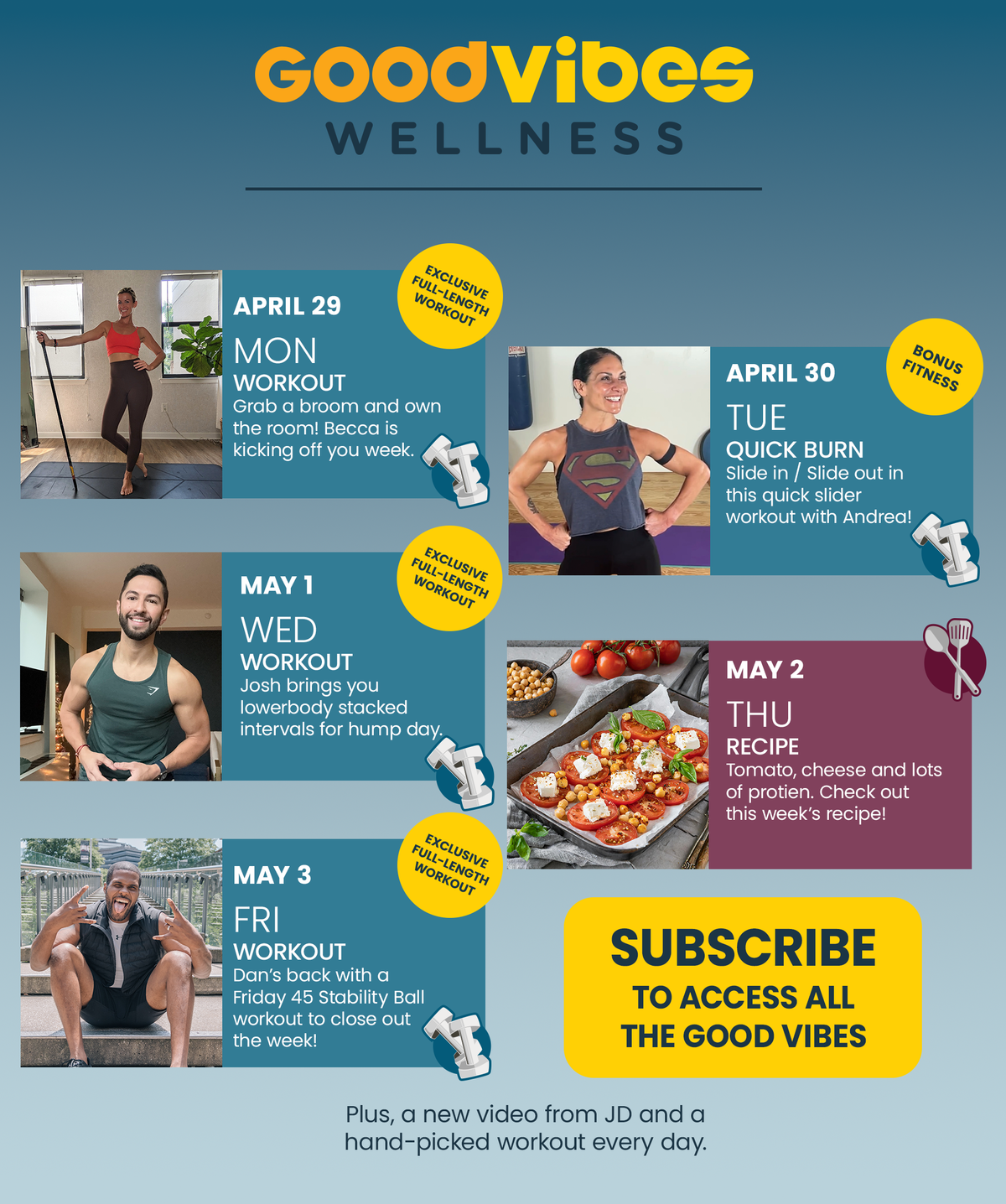 Next Week on Good Vibes Wellness