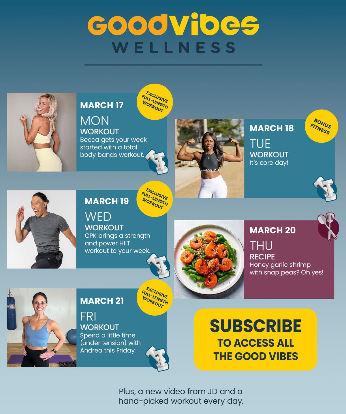 Next Week on Good Vibes Wellness