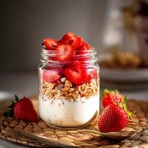 RECIPE: Good Vibes Strawberry Shortcake Overnight Oats