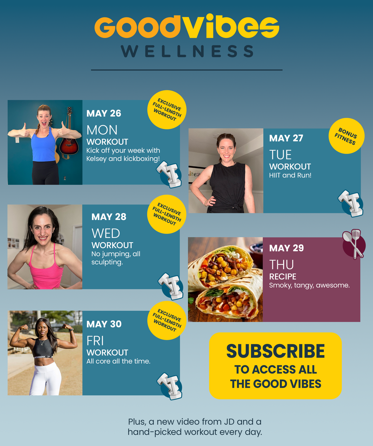 Next Week on Good Vibes Wellness