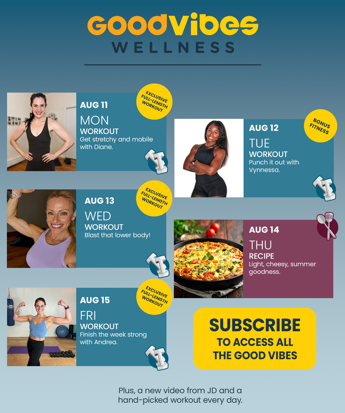 Next Week on Good Vibes Wellness