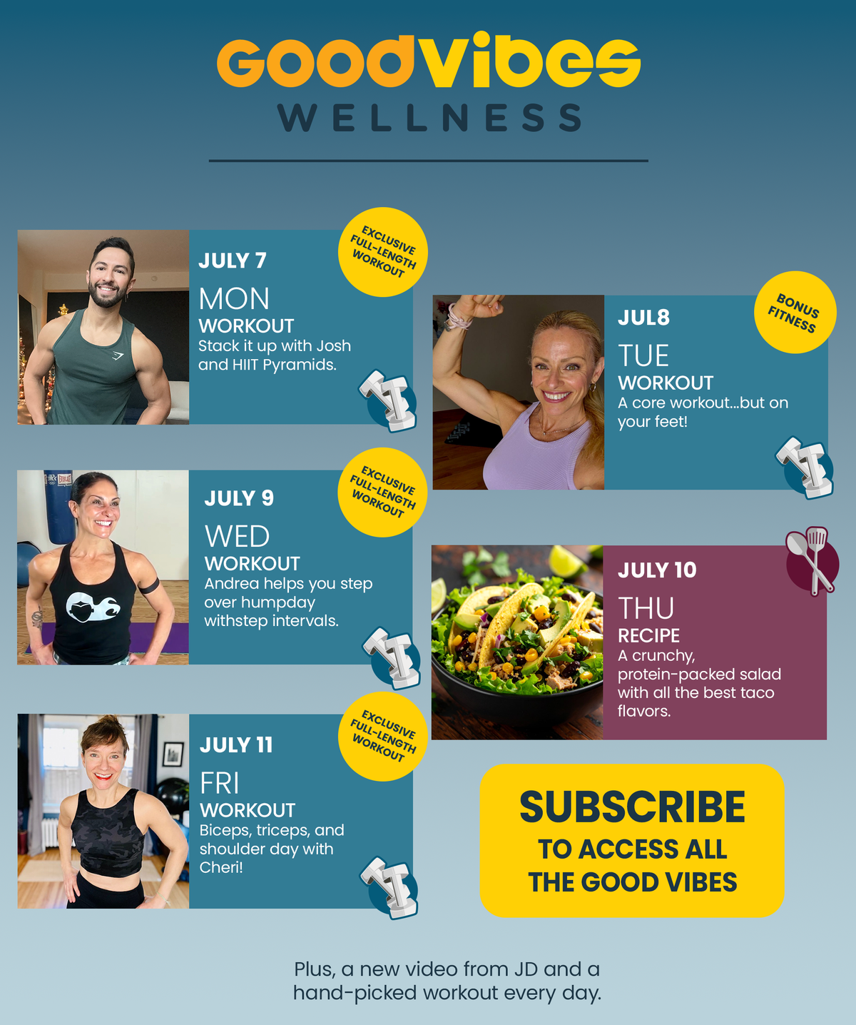 Next Week on Good Vibes Wellness