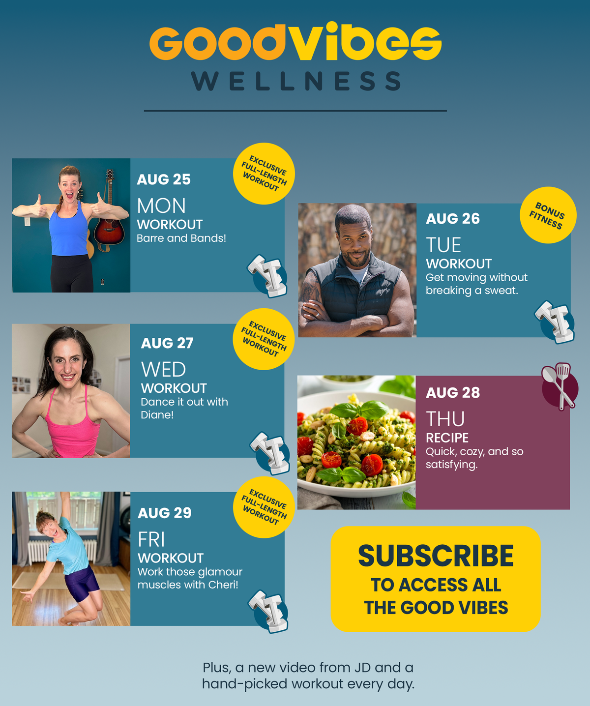 Next Week on Good Vibes Wellness