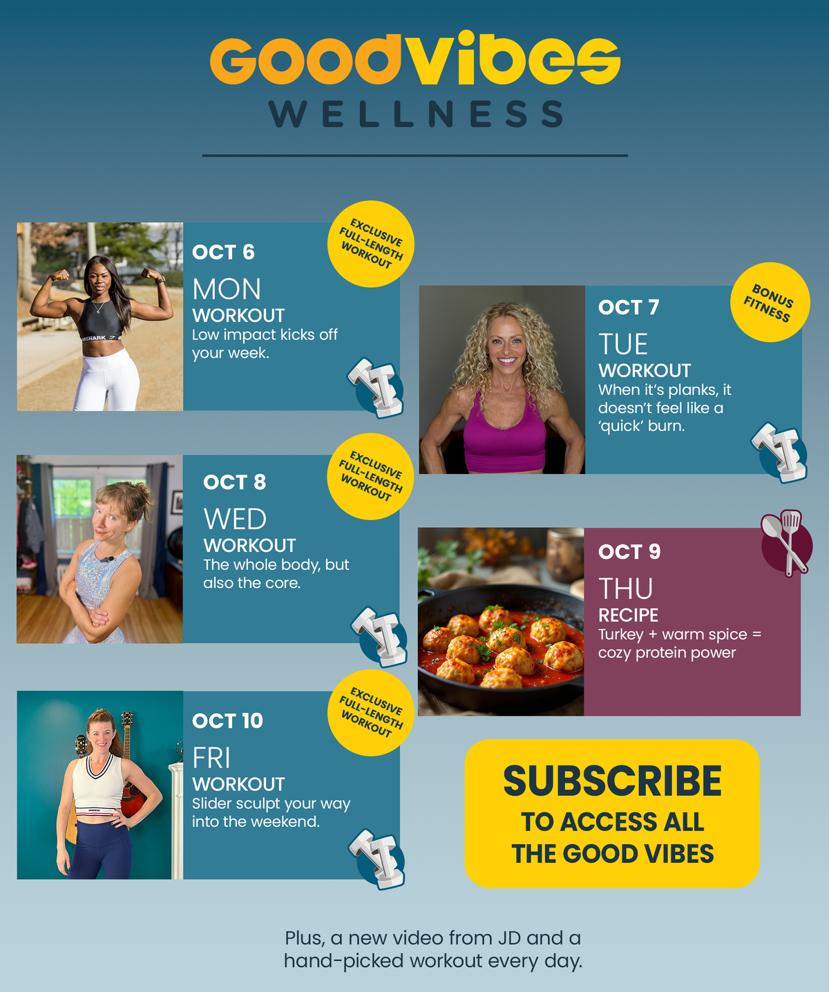 Next Week on Good Vibes Wellness