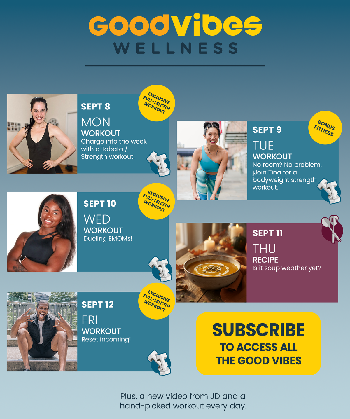 Next Week on Good Vibes Wellness