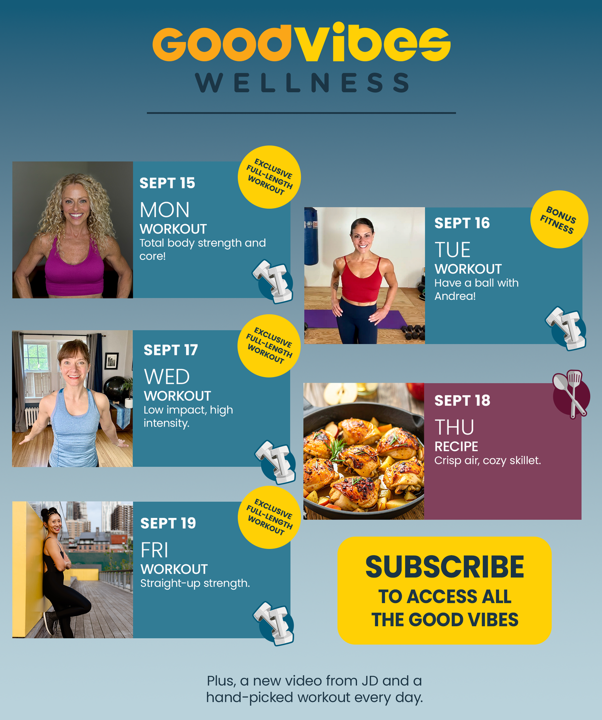 Next Week on Good Vibes Wellness