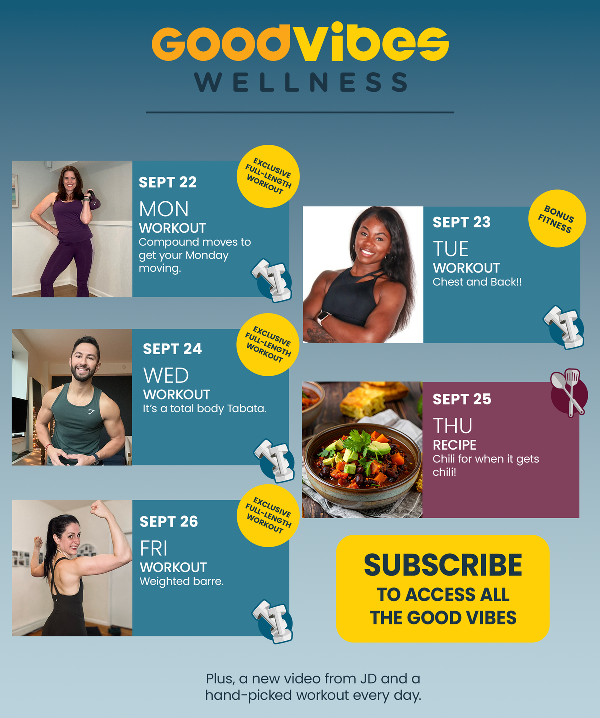 Next Week on Good Vibes Wellness